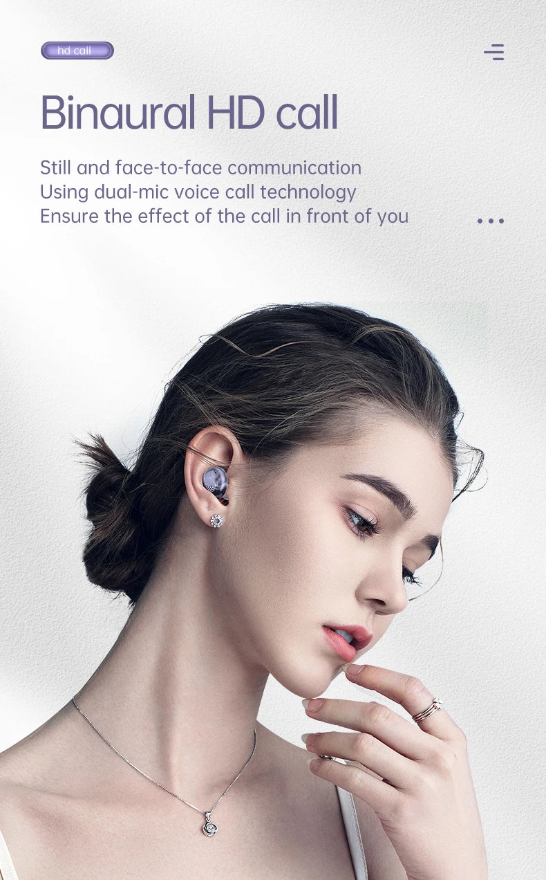 Écouteurs sans Fil, Bluetooth dans L'oreille,Stéréo HiFi À 160 Heure